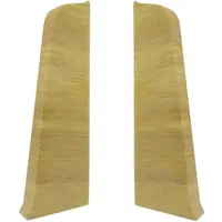 Ukončenie ľavé + pravé k podlahovej lište SG75 – J7 Zlatý orech – 1+1 ks