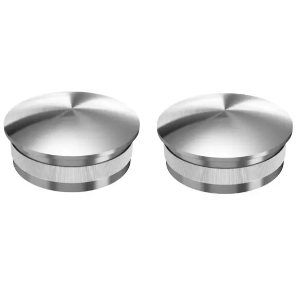 Ukončenie  z nehrdzavejúcej ocele 42,4 mm 2 ks aisi304