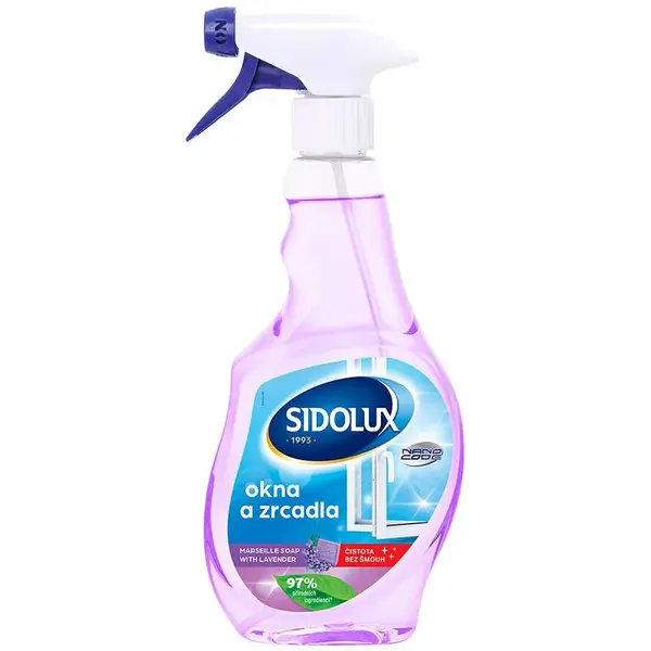 Sidolux okná a zrkadlá nano code marseill soap with lavender 500 ml