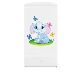 Skříň Babydreams bílá - Slon