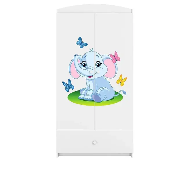 Skříň Babydreams bílá - Slon