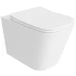 Závesná WC misa Mela 49 s doskou volne padajúca