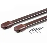 Teleskopická vitrážová tyč hnedá 60-105 cm