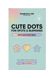 BREAKOUT+AID Náplasti na lokální ošetření akné s kyselinou salicylovou CUTE EDITION 48 ks