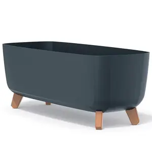 Truhlík na nožičkách Gracia antracit