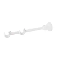 Drźak dvoj římský bílý fi19