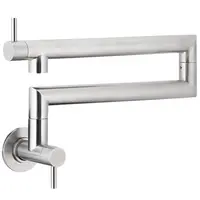 Kuchyňská skládaná baterie s otočným ramenem Duero Pot nerez