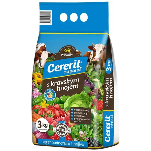 Orgamin - cererit s kravským hnojem 3 kg