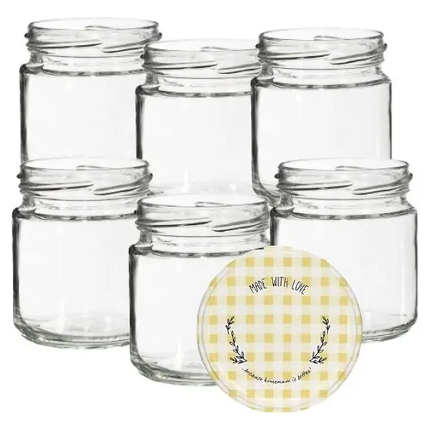 Zavařovačky to-130ml bal 6 ks + víčko fi53