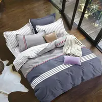 Posteľná bielizeň bavlnený satén ALBS-01346B 160x200 Lasher