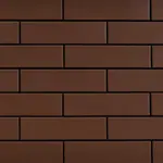 Vonkajší obklad hnedý 24,5/6,5