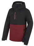 Husky Nabbi M S, black/bordo Pánská outdoor bunda