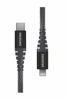 Swissten Kevlar USB-C/lightning 1,5m antracit