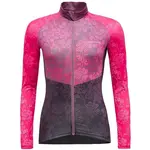 Klimatex MOONA1 Dámský cyklodres s dlouhým rukávem, růžová, velikost