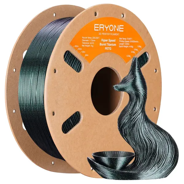 ERYONE High Speed PETG Filament 1kg - Burnt Titanium Green