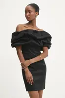 Šaty Answear.LAB černá barva, mini, přiléhavé