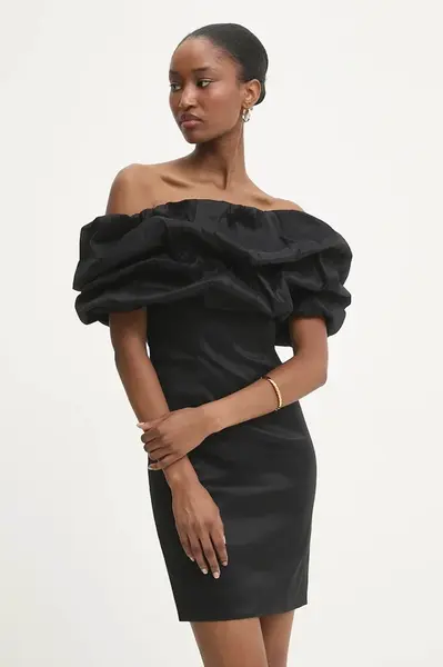 Šaty Answear.LAB černá barva, mini, přiléhavé