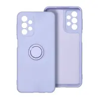 Zadní kryt SILICONE RING Case pro Samsung Galaxy S25, fialová