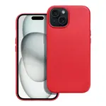 Zadní kryt LEATHER MAG COVER case pro Samsung Galaxy S25+, red