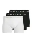 JACK & JONES Boxerky 'JACBENNETT'  béžová / čierna / biela