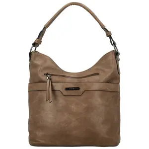 Dámská kabelka na rameno tmavě béžová - Romina & Co Bags Elisa