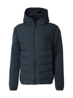 Superdry Prechodná bunda  námornícka modrá / tmavosivá