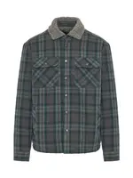 Funky Buddha Prechodná bunda  tmavosivá / zelená