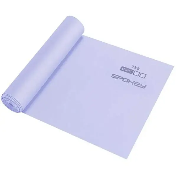 Spokey RIBBON TEX LIGHT Posilovací guma, fialová, velikost