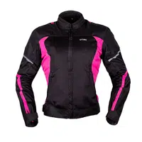Dámská letní moto bunda W-TEC Martix Lady černo-růžová S