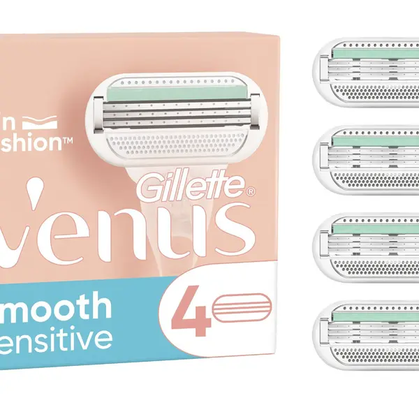 Gillette Venus Smooth Sensitive náhradní hlavice 4 ks