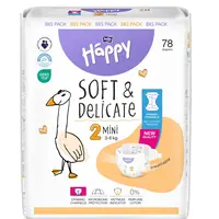 Bella Baby Happy Soft&Delicate 2 Mini 3–6 kg dětské pleny 78 ks