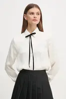 Košile Pepe Jeans ATHENEA dámská, béžová barva, regular, s klasickým límcem, PL304970