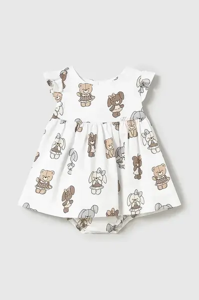 Dětské bavlněné šaty Mayoral Newborn