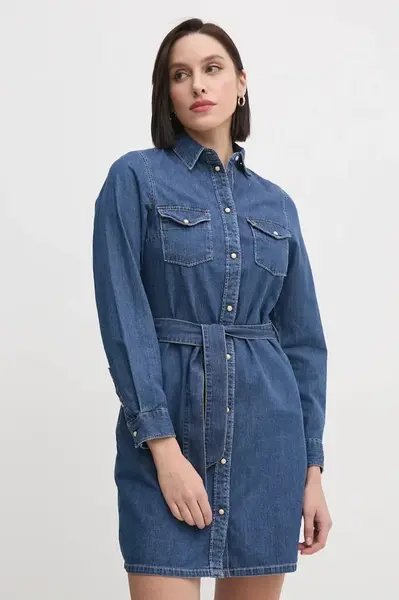 Džínové šaty Pepe Jeans REGULAR DENIM DRESS