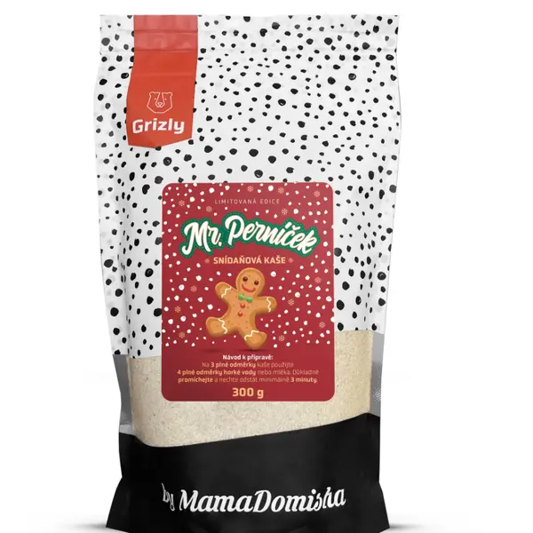 Grizly Mr. Perníček by MamaDomisha snídaňová kaše 300 g