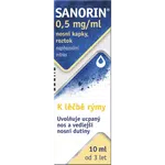 Sanorin 0,5 mg/ml nosní kapky, roztok 10 ml