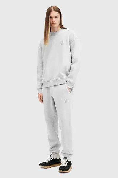 Bavlněné tepláky AllSaints HAVEN šedá barva, M001TB