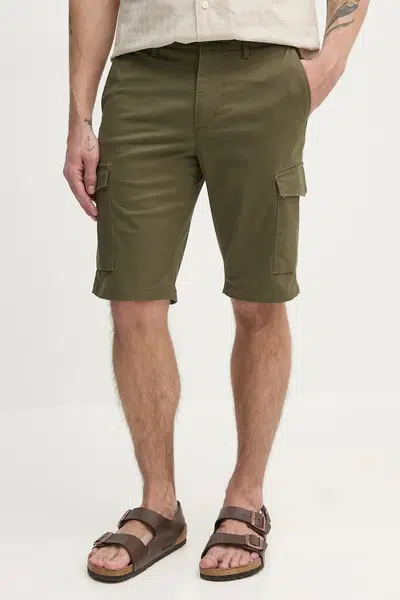 Kraťasy Tommy Hilfiger pánské, zelená barva