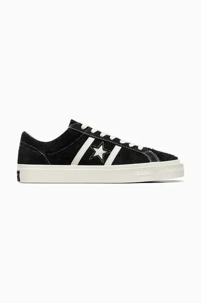 Semišové tenisky Converse One Star Academy PRO černá barva, A06426C