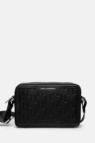 Kožená taštička Karl Lagerfeld K/LOOM