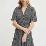 Šaty Tommy Jeans černá barva, mini, DW0DW20187