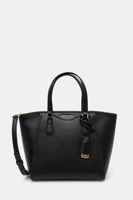 Kožená kabelka MICHAEL Michael Kors černá barva, 32F4GTBC1L