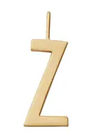 Pozlacený stříbrný přívěsek Design Letters