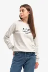 Bavlněná mikina A.P.C. Sweat Tina COEZD-F27561 MARINE