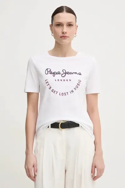 Bavlněné tričko Pepe Jeans RUMER