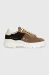 Filling Pieces  Semišové tenisky  Court Serrated Topaz