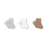 Kojenecké ponožky BOSS 3-pack bílá barva, J51742