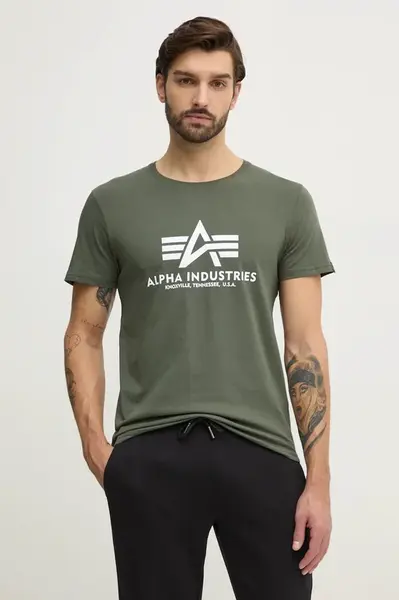 Bavlněné tričko Alpha Industries Basic T-Shirt