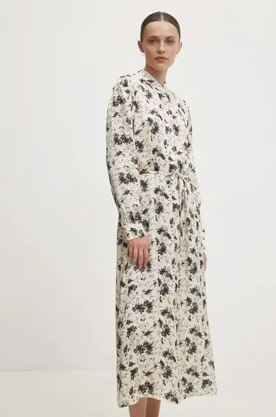 Šaty Answear.LAB béžová barva, midi