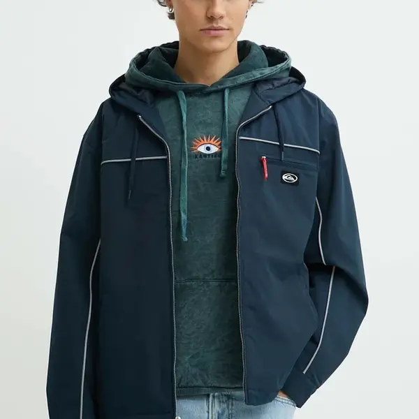 Bunda Quiksilver SATURN pánská, tmavomodrá barva, zimní, EQYJK04067